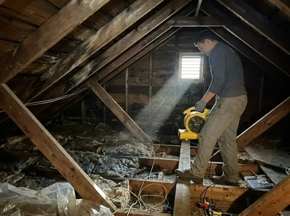 attic-water-damage-drying-proc-007 — frequently asked questions, Emergency Water Extraction & 24/7 Flood Response in Waterto…